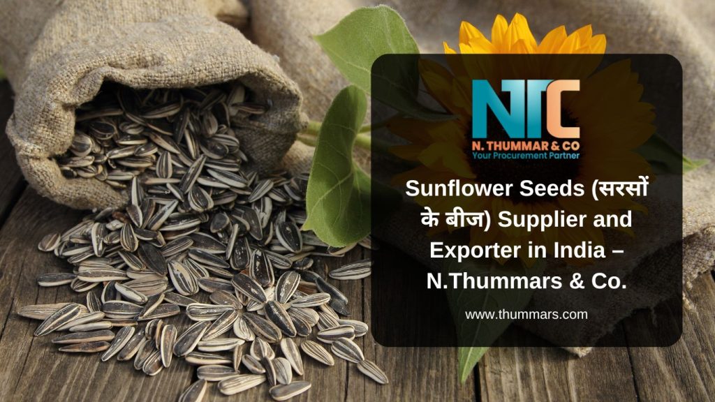 Sunflower Seeds (सरसों के बीज) Supplier and Exporter in India